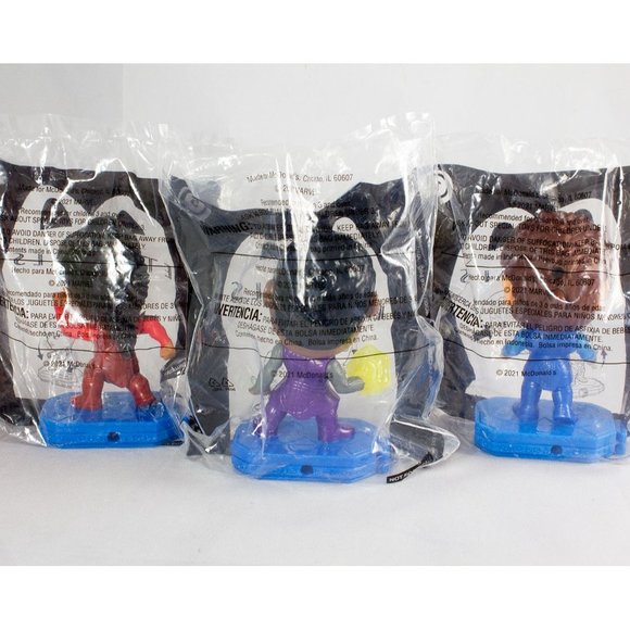 Marvel Eternals McDonald's Happy Meal Toys 2021 Lot of 8 - Picture 11 of 11